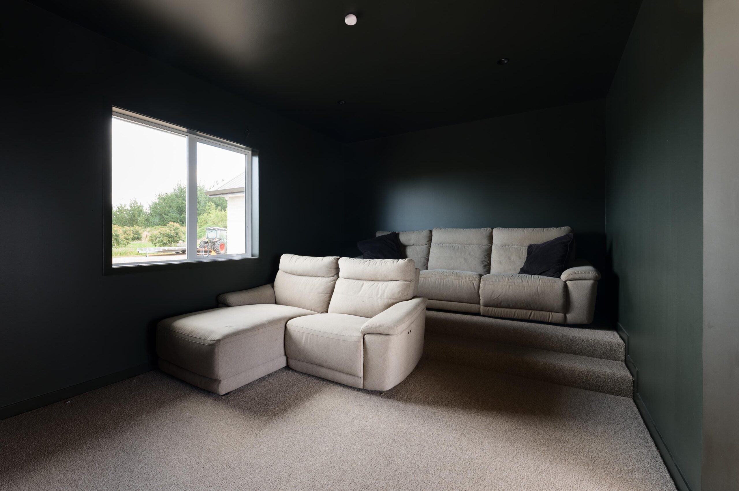 Completed custom home interior by Diack Homes