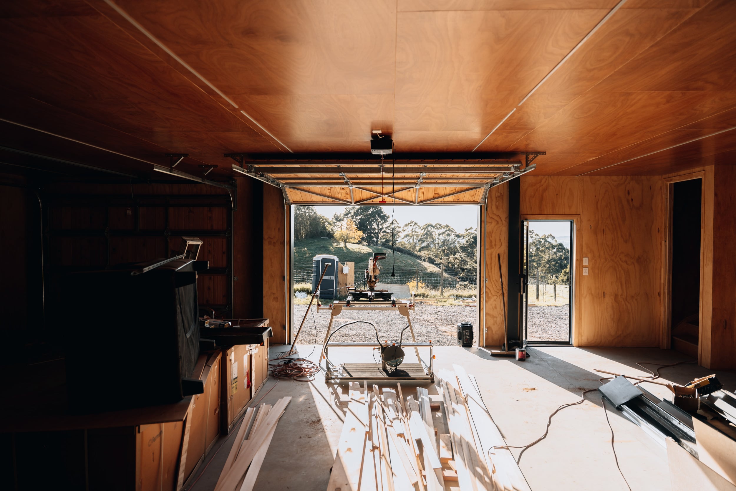 Under construction interior — Diack Homes custom build